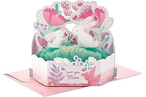 Hallmark Paper Wonder Mother's Day Pop-Up Card (Bunnies)