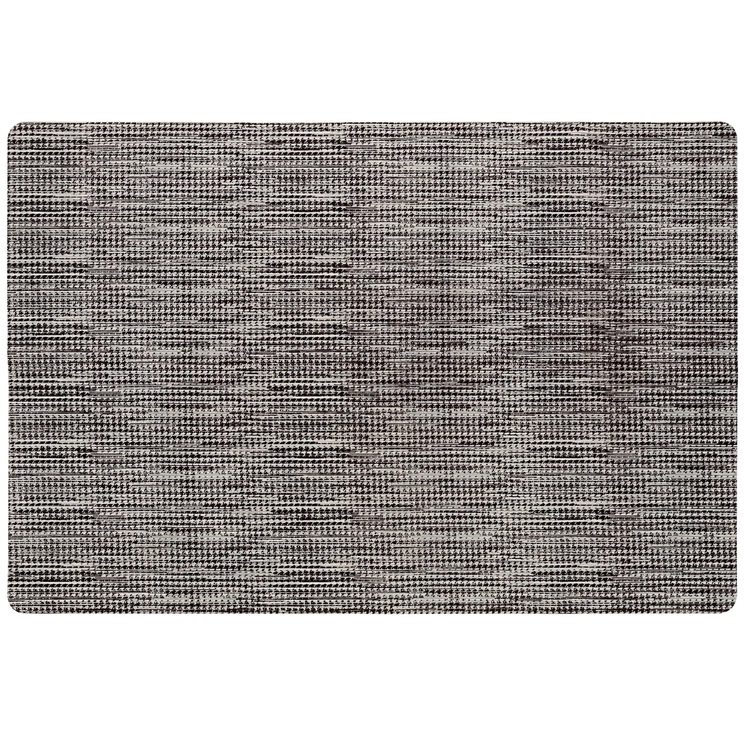 SoHome Ultra İnce İç Mekan Kapı Paspası Mutfak Paspası, Düşük Profilli Lekeye Dayanıklı Kaymaz Tasarım, Makinede Yıkanabilir, 24" x 35", Gri