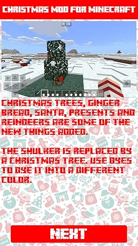 Christmas Mod for Minecraft PE - The best Christmas mod for Minecraft with Christmas decorations: Sa