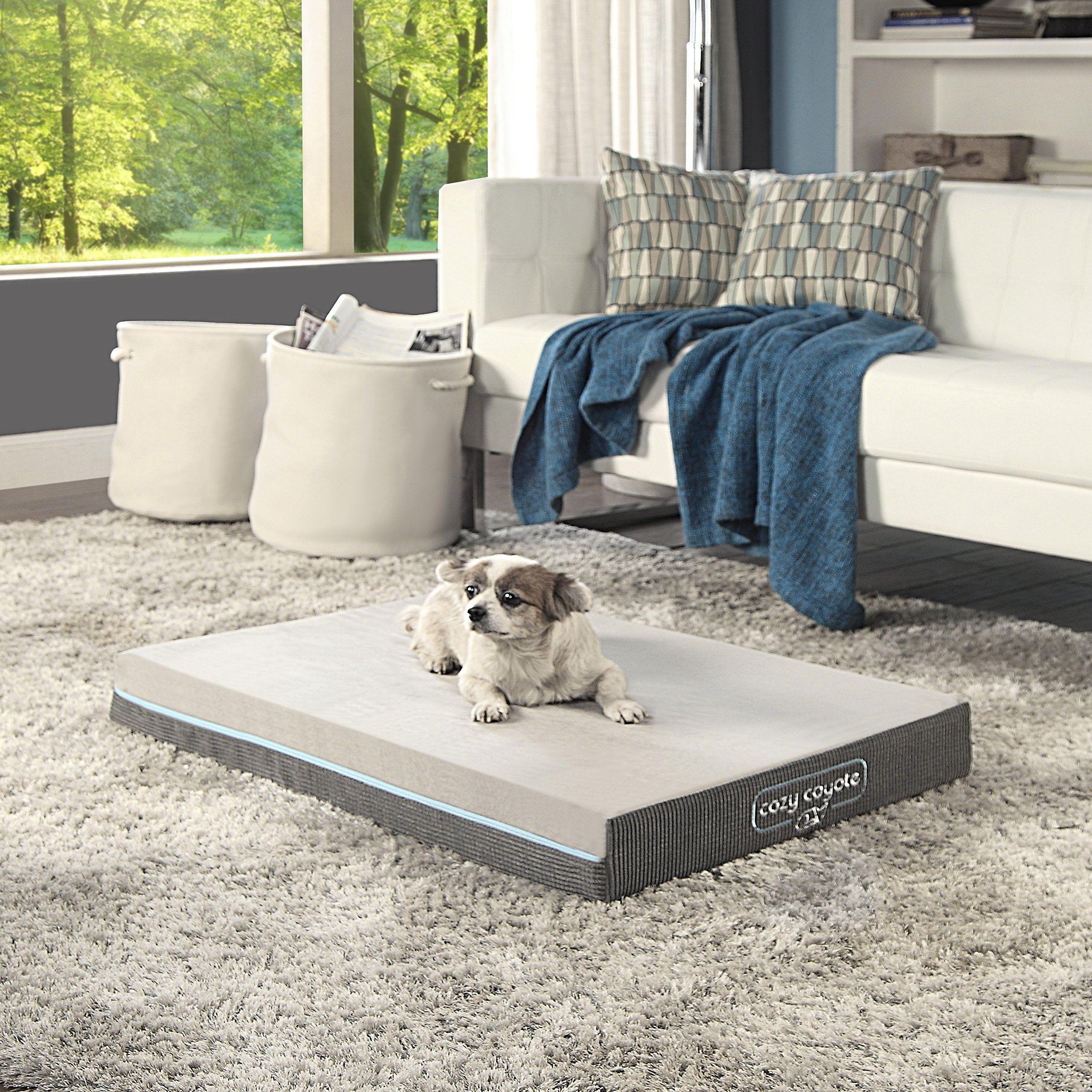 Certipur Certified Orthopedic and Waterproof Memory Foam Pet Bed for Large Dogs