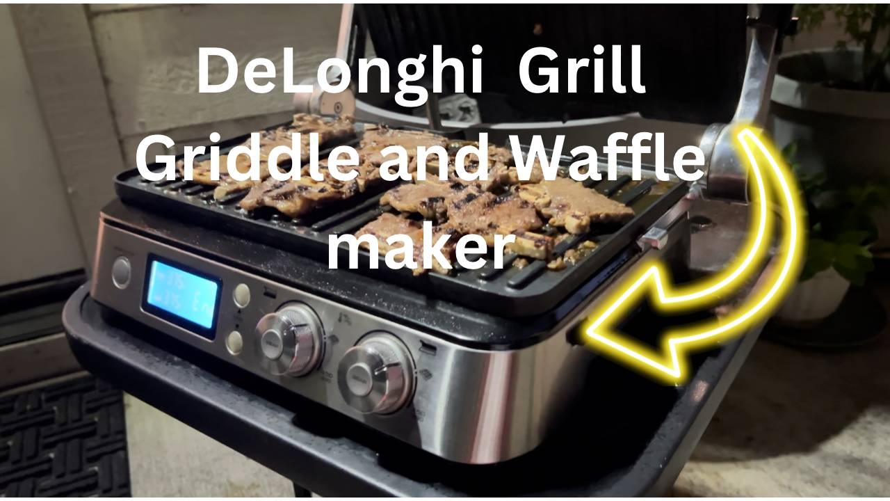 Watch This DeLonghi Grill, Griddle, Waffle Maker Is What You Need