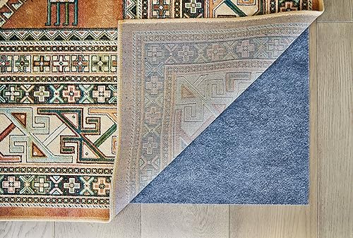 Miniatura 6 de RUGPADUSA - Doble superficie - 9 x 12 pies - 110 pulgadas de grosor - Fieltro y goma - Almohadilla antideslizante de perfil bajo - Fabricado en los