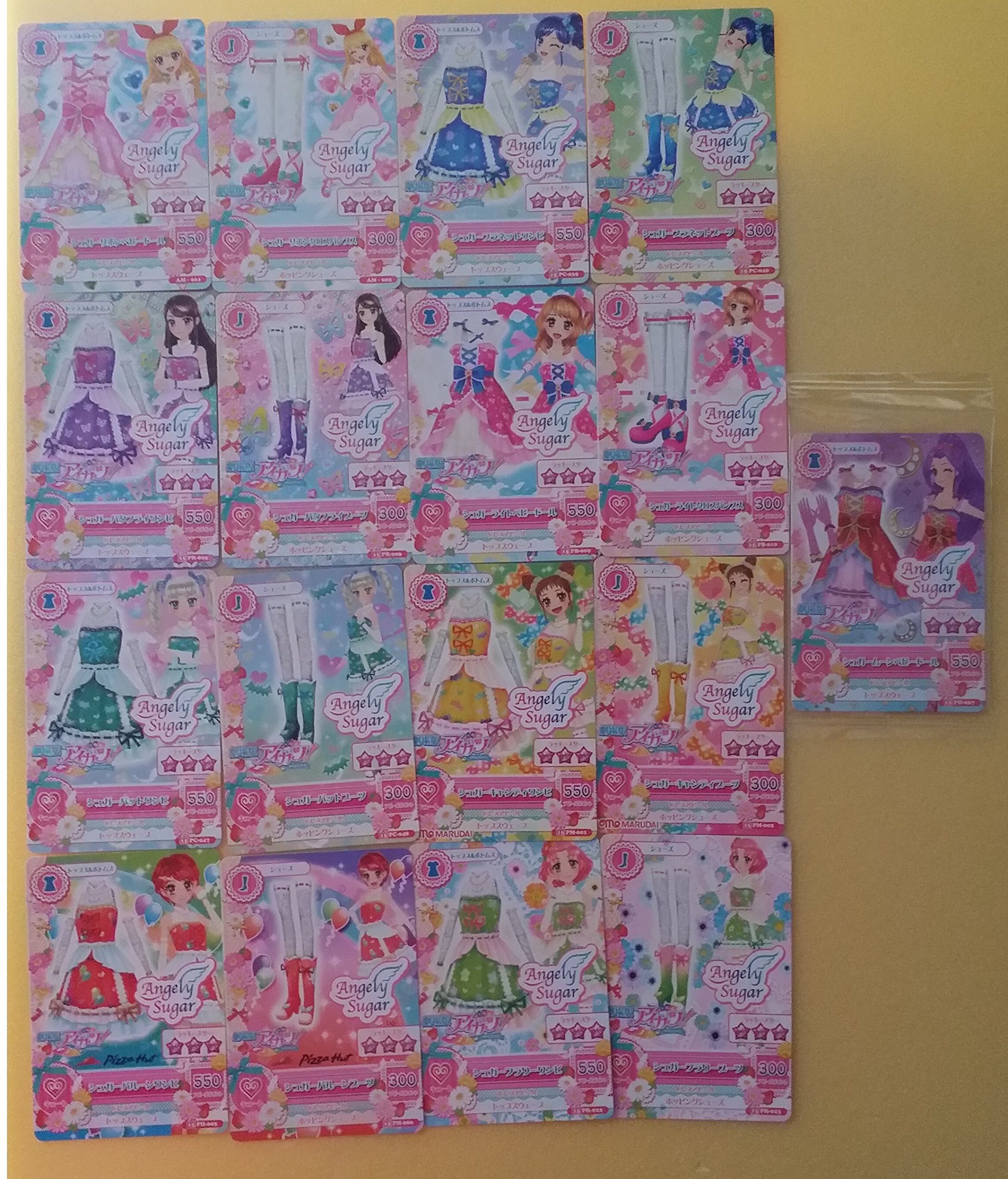 E*様 シュガーコーデまとめて１４枚＊劇場版アイカツ ベビードール 劇場版アイカツ シュガーコーデ シュガーライトベビードール
