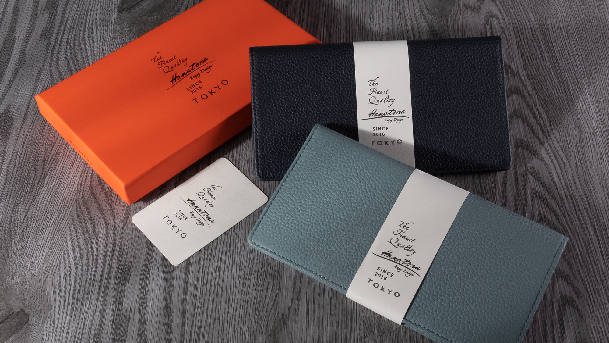 Amazon | [HANATORA] 本革 長財布 シュリンクレザー 二つ折り財布 薄型