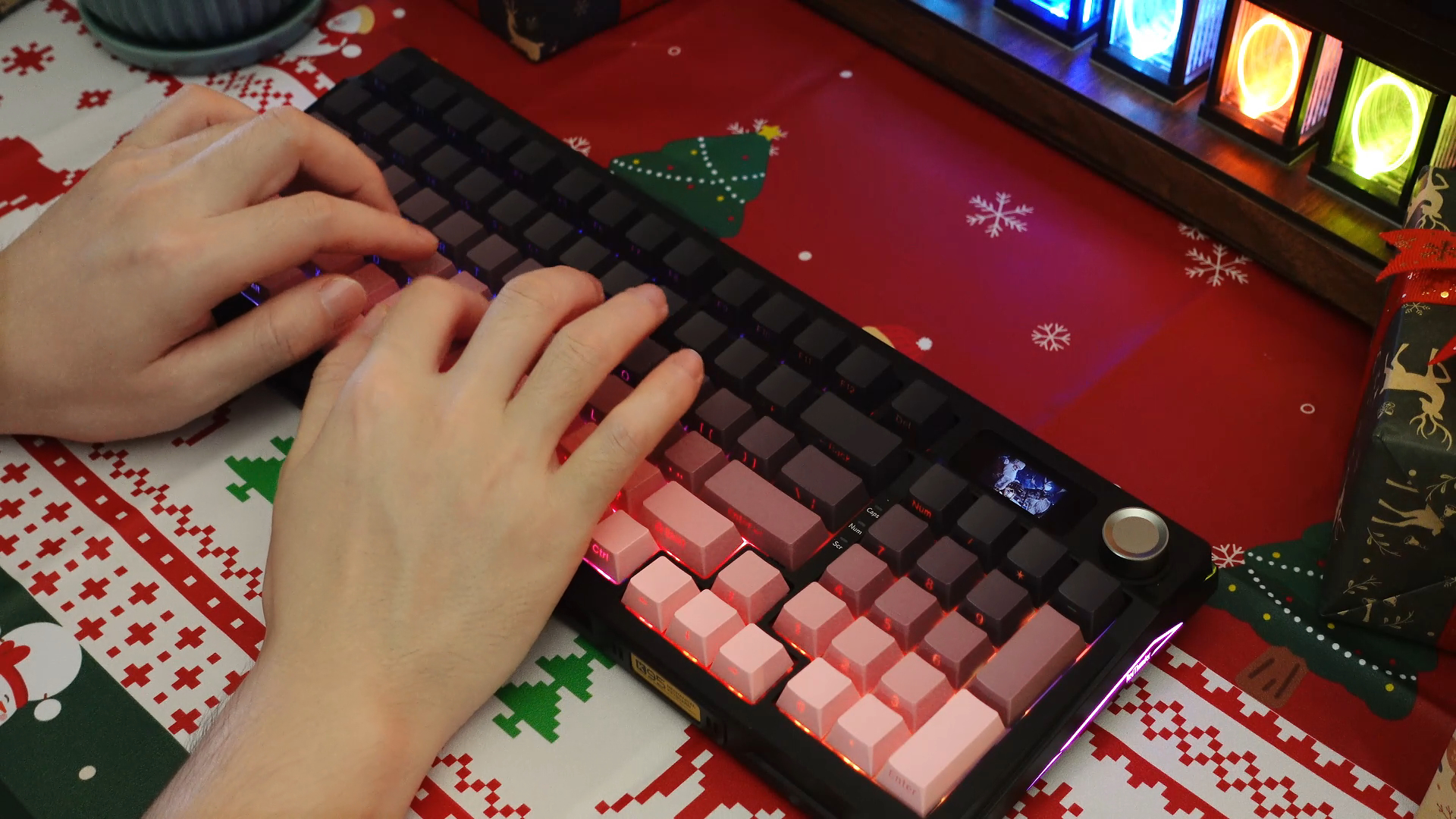 Amazon.com: RedThunder K95 Wireless Mechanical Keyboard,TFT Screen