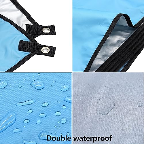 Miniatura 4 de WoneNice Lona impermeable de 118 x 118 pulgadas, para campamento, ligera, duradera, protección UV y lluvia para tiendas de campaña, playa, picnic,