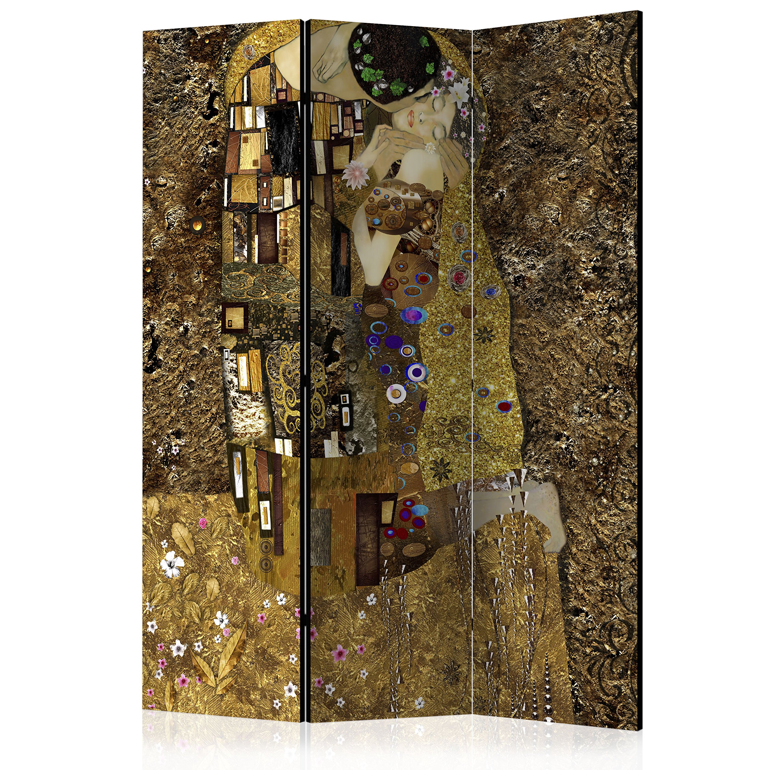 murando Decorative Room Divider Abstract Klimt 135x172 cm / 54"x68"