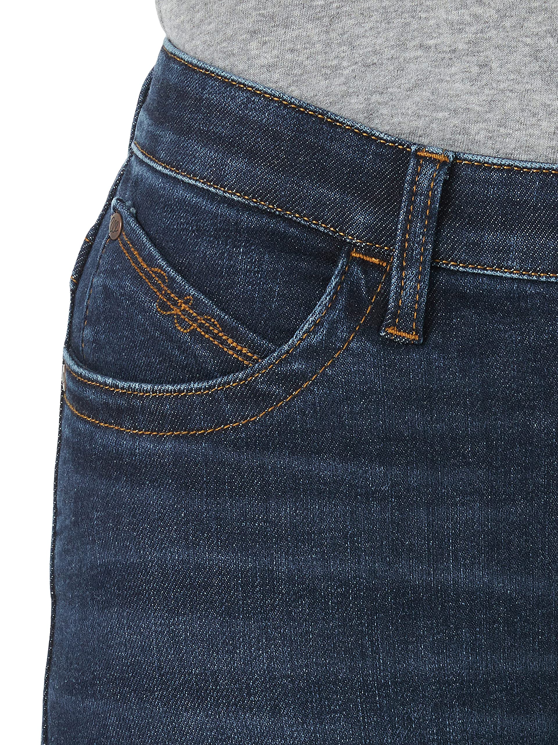 Wrangler Damen Retro Mae mittelhohe Stretch-Boot-Cut-Jeans in Übergröße