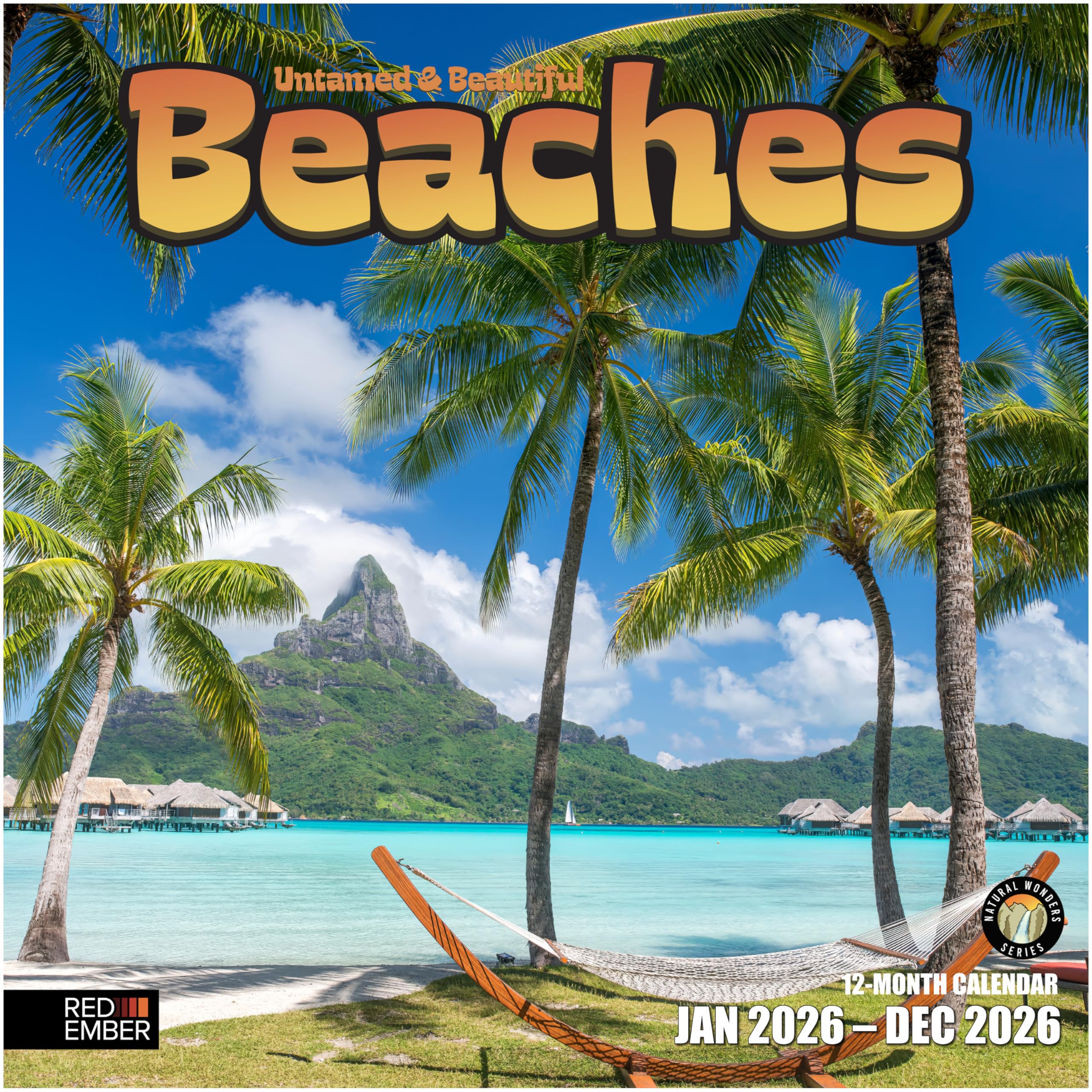 Locker.Ink | Get Ready for Spring 2026 with These Beautiful Wall Calendars RED EMBER Untamed & Beautiful Beaches (2026)