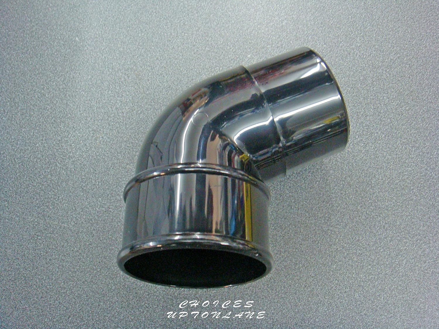 FLOPLAST 68mm Round Gutter Pipe 112 Degree Offset Bend Black Amazon