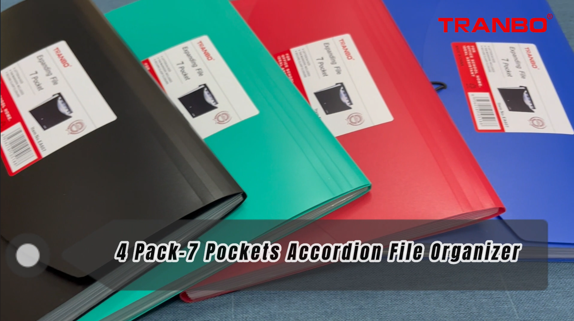 Amazon.com : 4 Pack 7 Pockets Accordion File Organizer, TRANBO