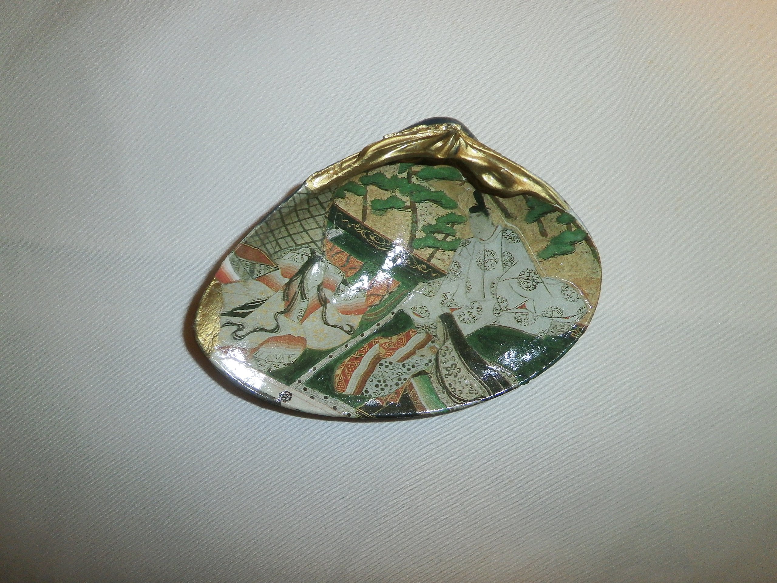 源氏絵巻の貝合わせ 特選-玉鬘 衣配り-