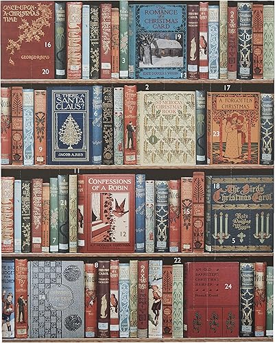 Bodleian Library ST1299 - Estantería navideña (8 x 10 pulgadas), calendario de Adviento