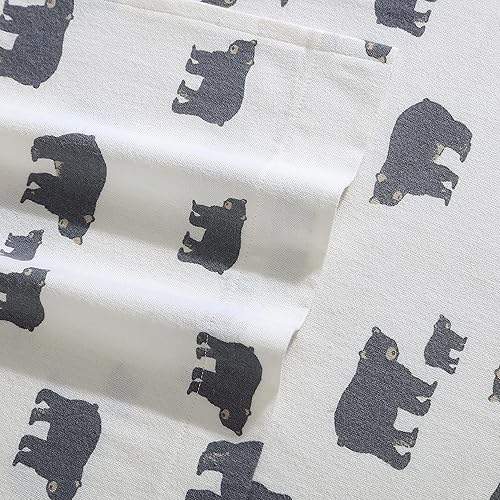 Vista 236 de Eddie Bauer - Full Sheets, Cotton Flannel Bedding Set, Brushed For Extra Softness, Cozy Home Decor (Dog Friends, Full)