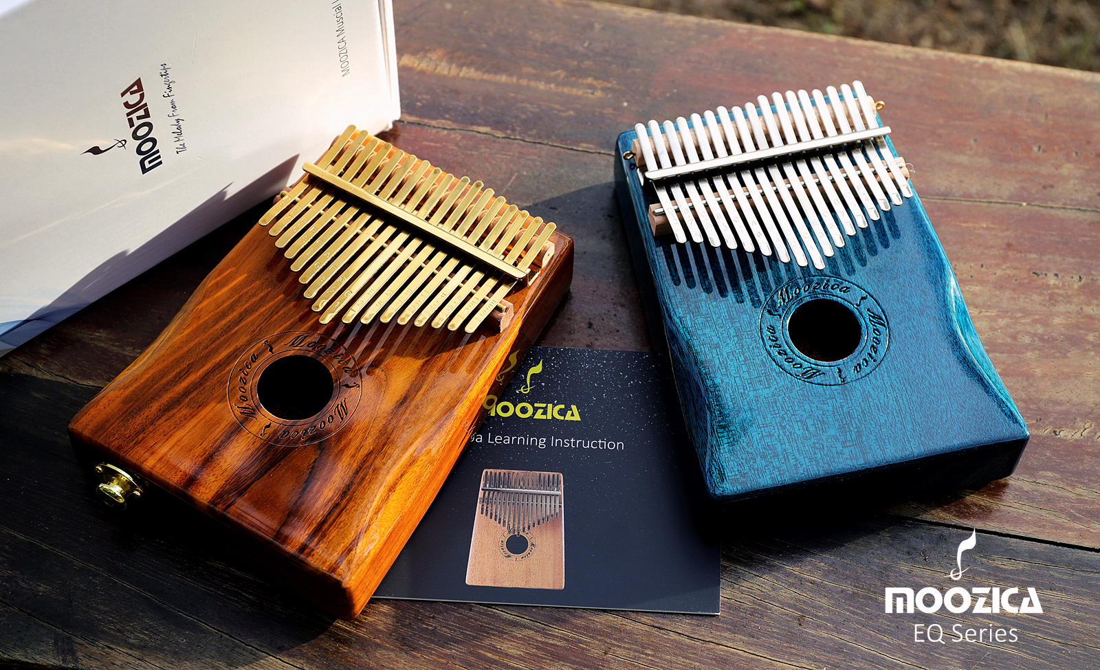 Kalimba 17 Tasti Gecko - Piano Da Pollice In Legno Di Mogano, Con Custodia EVA E Martello Accordatura - Foto 14