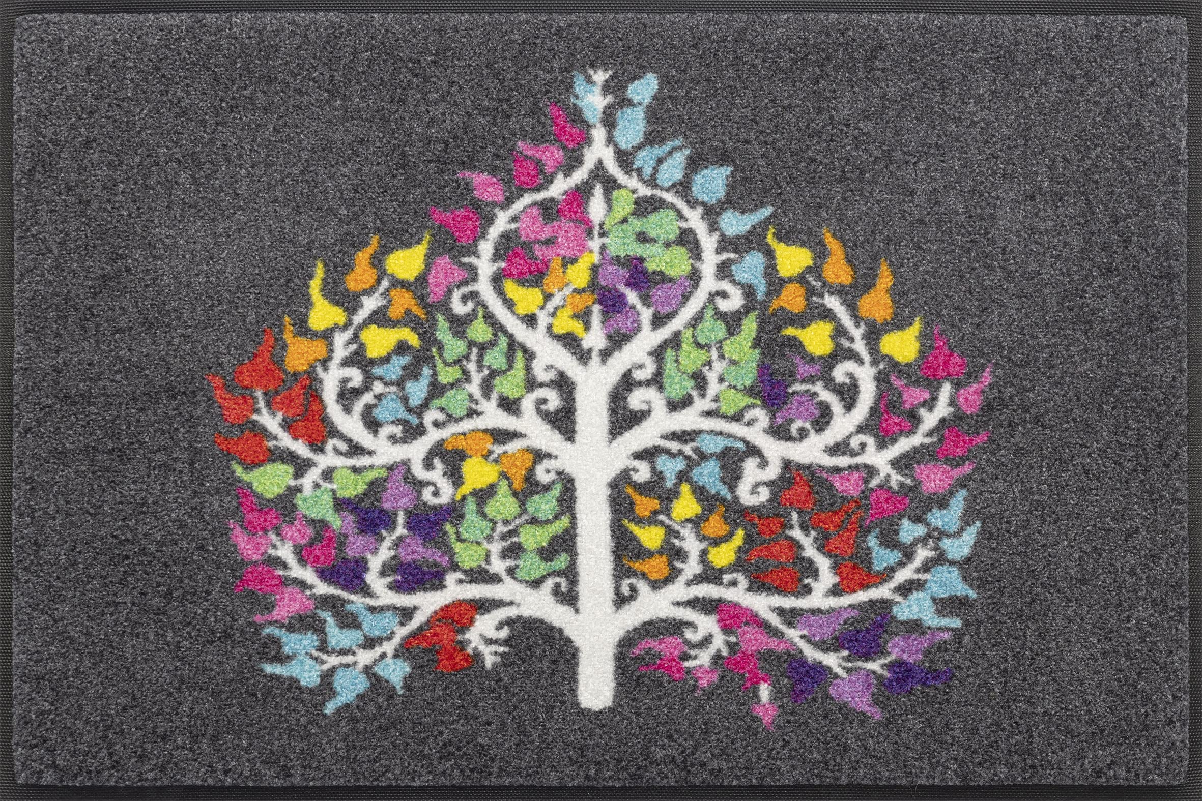 Wash+Dry Fußmatte, Tree Heart 50x75cm, innen und außen, waschbar