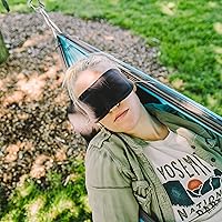 Vista 8 de GEAR AID Antifaz para dormir profundo REM para viajes y exteriores, color negro