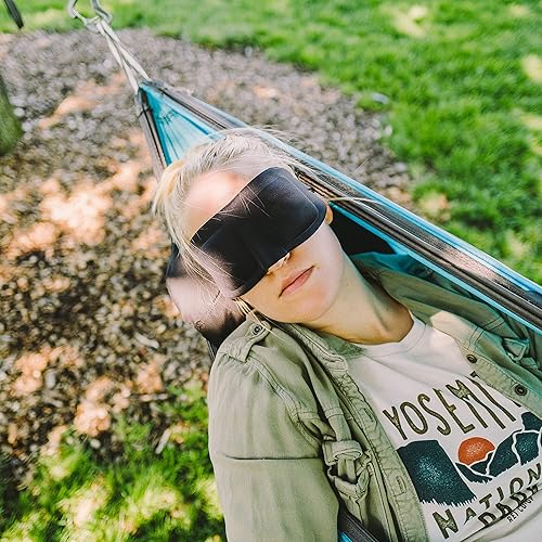 Miniatura 8 de GEAR AID Antifaz para dormir profundo REM para viajes y exteriores, color negro