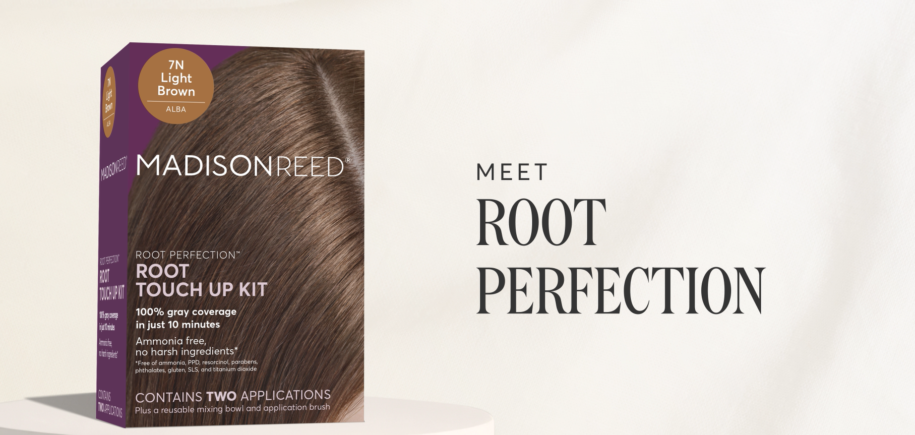 maxim ブラウンハット　パープルリボン Amazon.com: Madison Reed Root Perfection Root Touch Up Kit – 6N