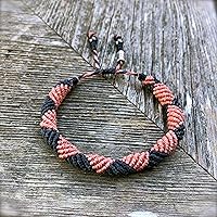 Vista 13 de Rumi Sumaq Nautical Rope Bracelet for Men, Women & Kids - Waterproof Hand-Knotted Adjustable Pull Tie - Martha’s Vineyard Island Map, Sailor Rope &