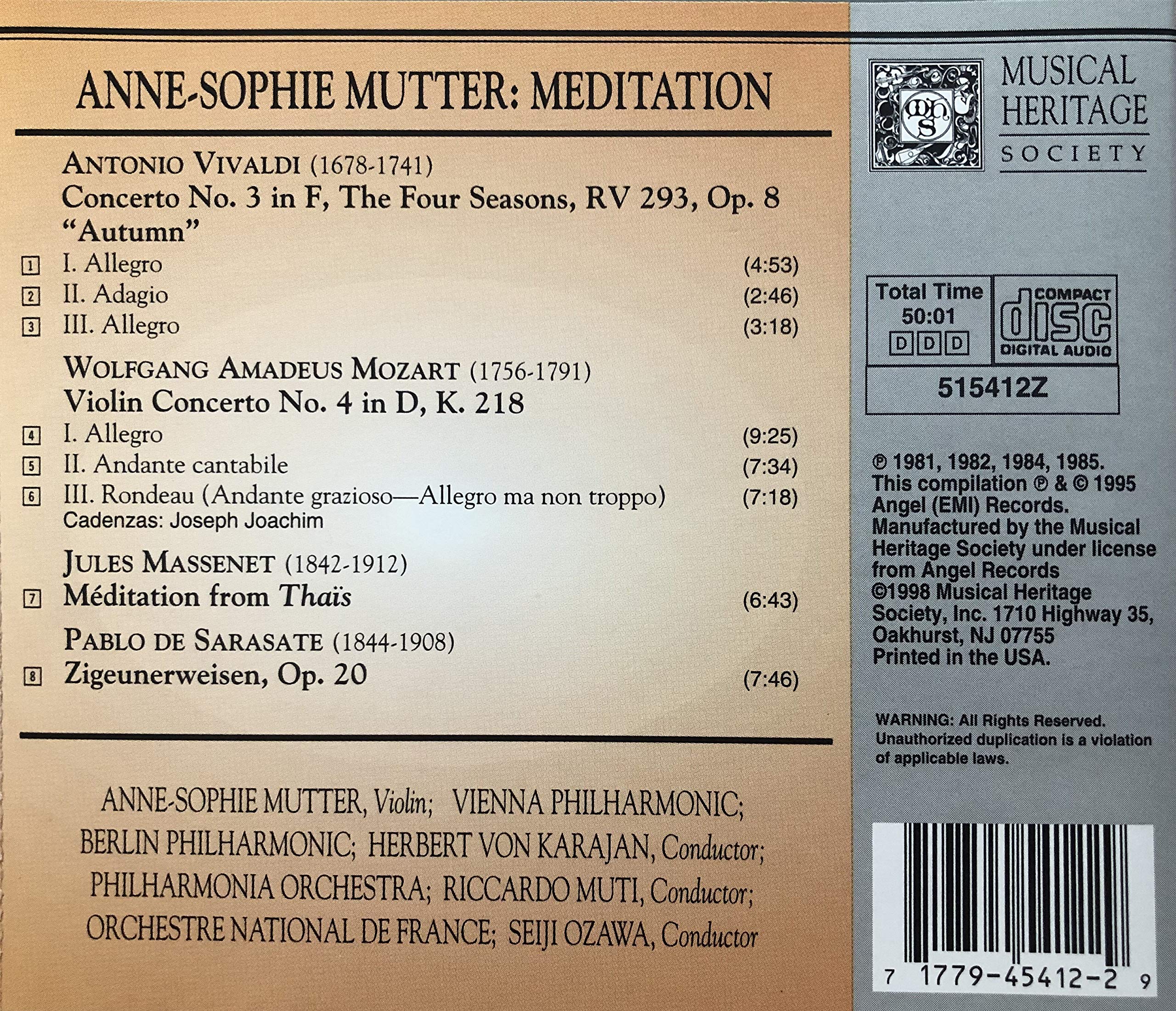 Anne-Sophie Mutter: Meditation - Image 2