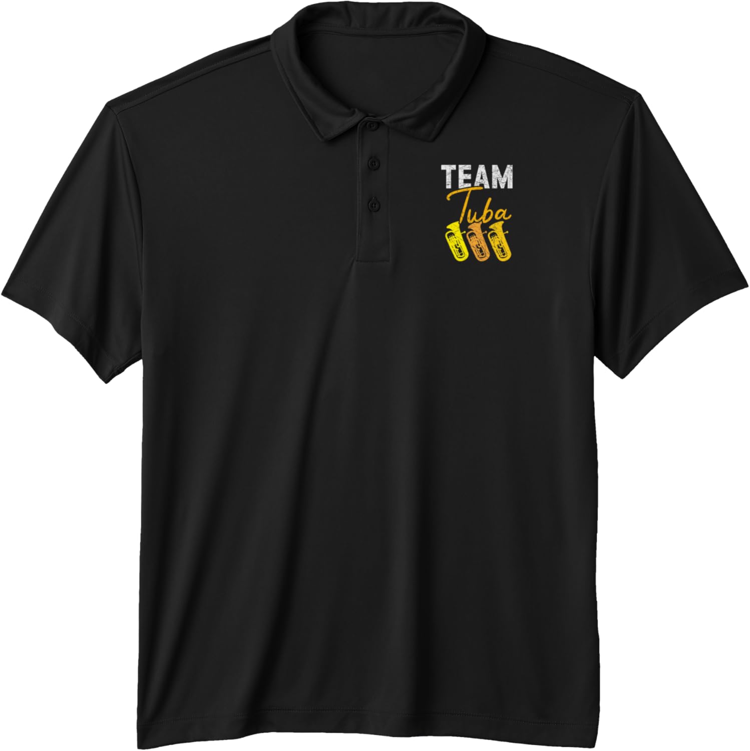 Team Tuba Player Musical Instrument Musician Instrumentalist Performance Polo Shirt - Image 1 of 2