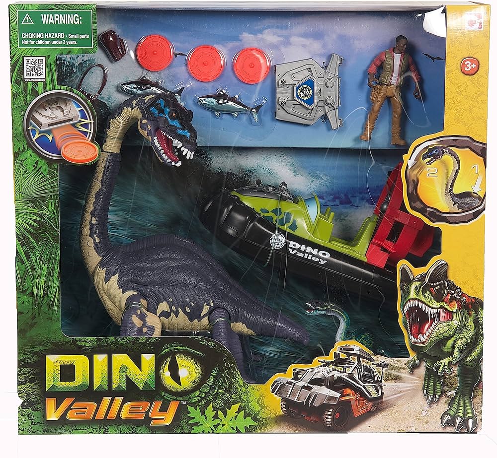 Hamleys Dino Valley Elasmosaurus, Multi Color : Amazon.in: Toys