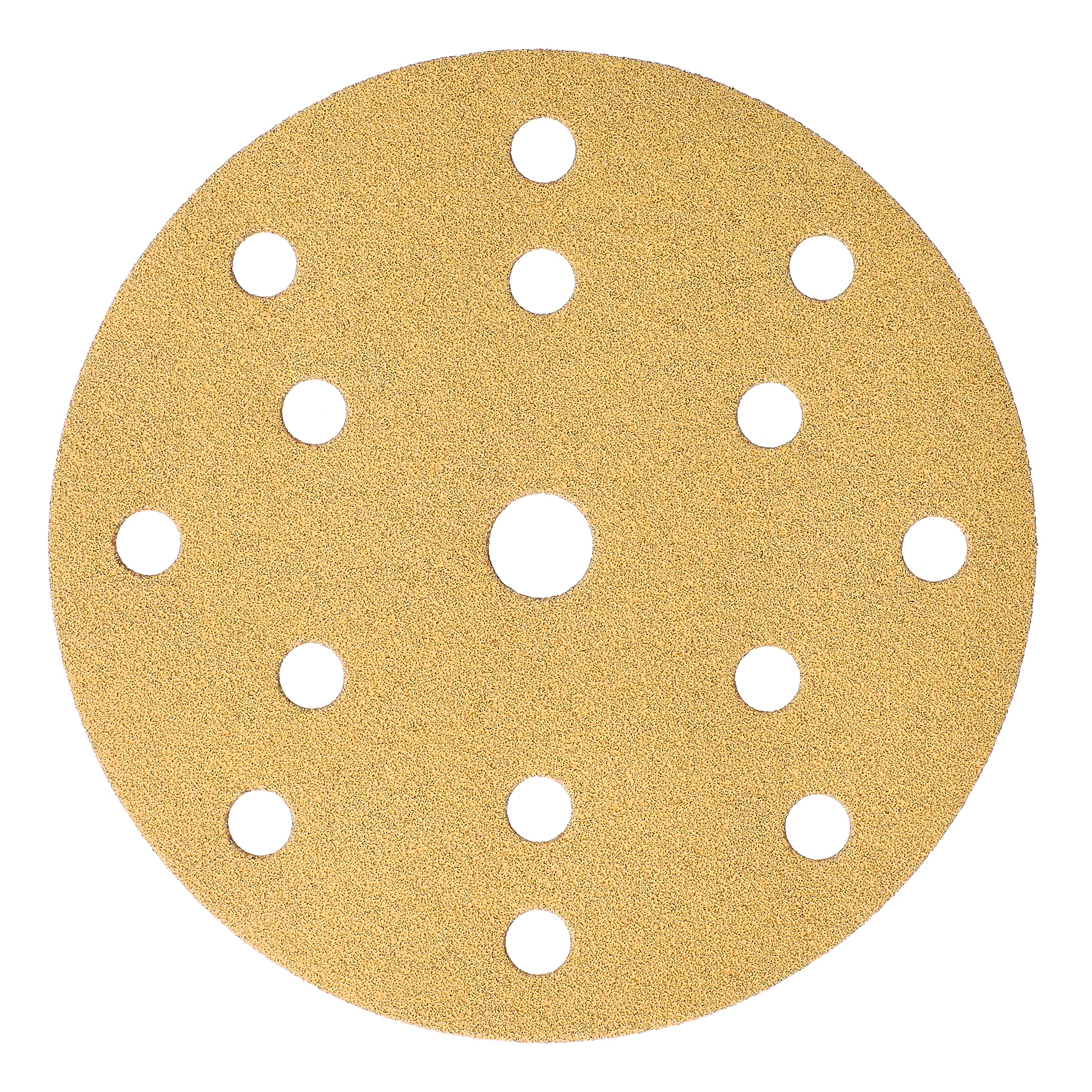Mirka Gold - Disques Abrasifs Auto-agrippants Ø225 Mm 27 Trous Grain P150 - Pack 25 - Idéal Ponceuse Placo Murs Plafonds, Ponçage Plâtre Mastic Bois Peinture