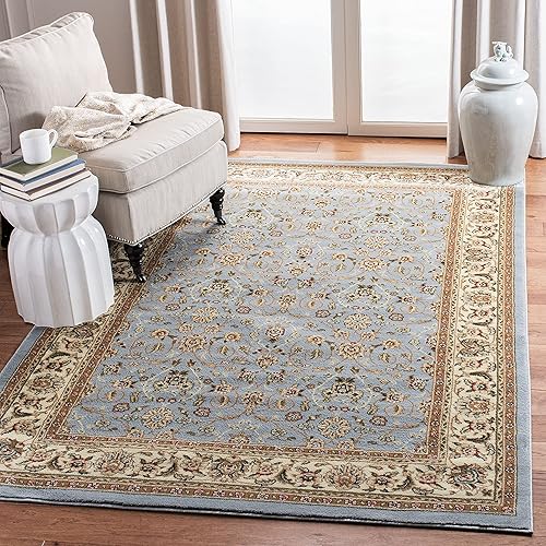 Miniatura 4 de Safavieh Colección Lyndhurst LNH312A Alfombra tradicional oriental, color rojo y marfil, Polipropileno