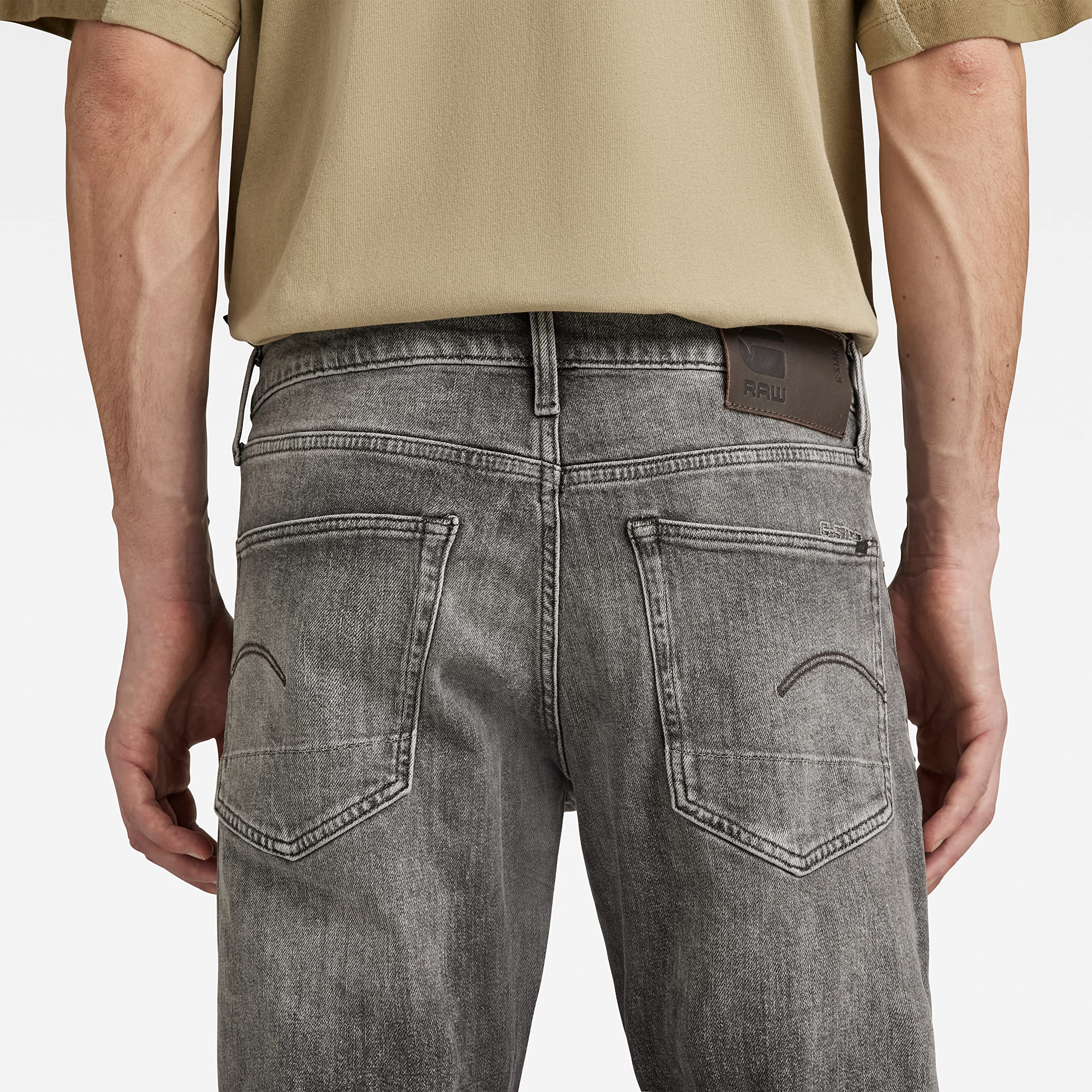 G-Star RAW Herren 3301 Straight Tapered Jeans – Bild 3