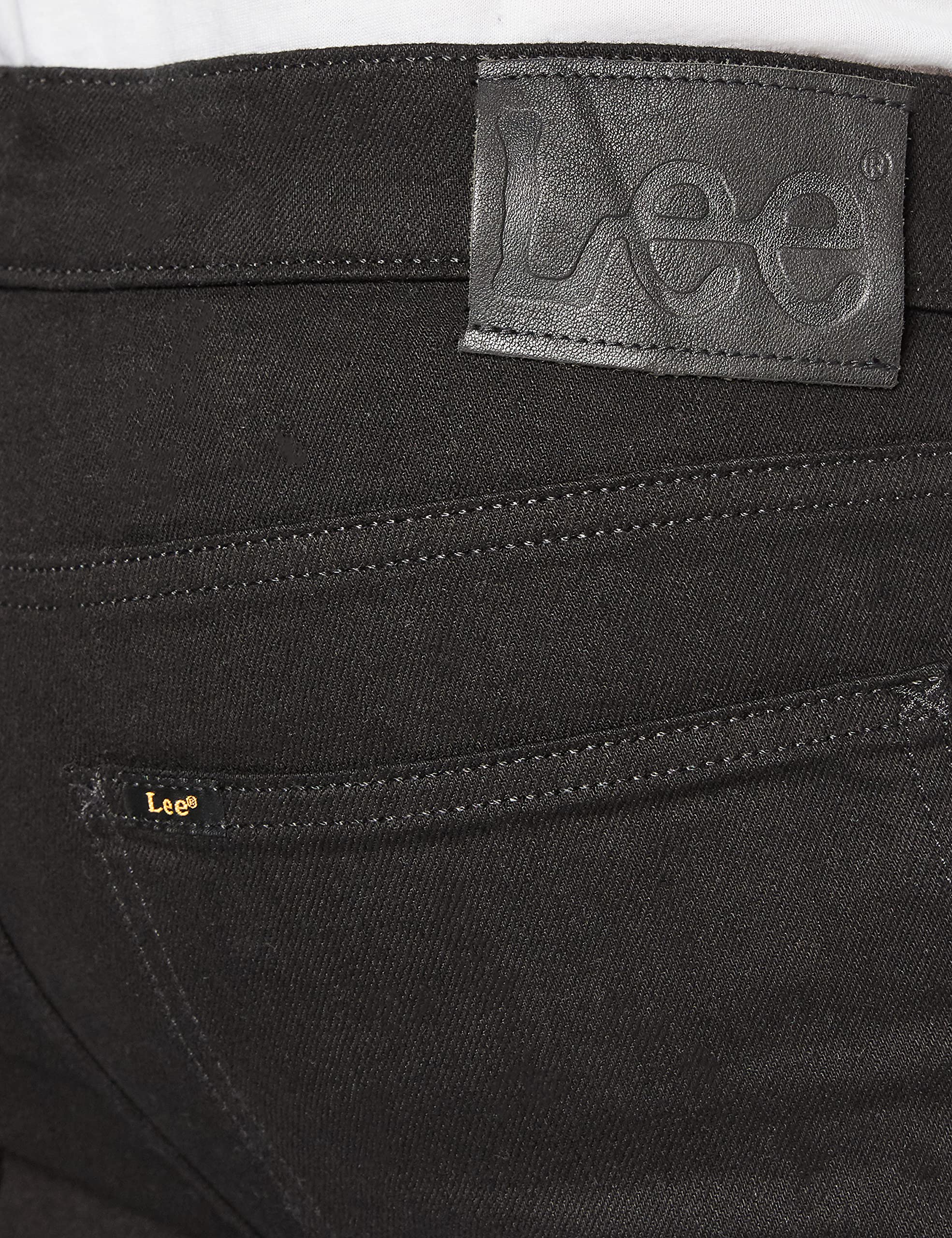 Lee LUKE Dżins Mężczyźni, Black Clean Black, 34W / 32L