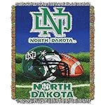 Northwest NCAA North Dakota Fighting Hawks Unisex-Adult Woven Tapestry Throw Blanket, 48 x 60, Home Field Advantage