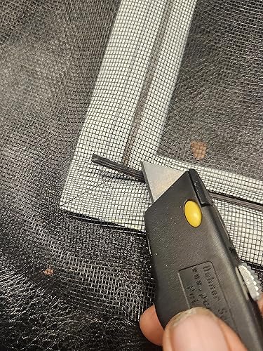 Miniatura 8 de Herramienta de rodillo de pantalla profesional EZ Screen Spline Roller Tool con herramienta de cuchillo para instalar pantalla, ventanas, puerta,