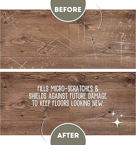 Miniatura 7 de Quick Shine Brillo y pulido de suelo de madera dura de alto tráfico 1 botella