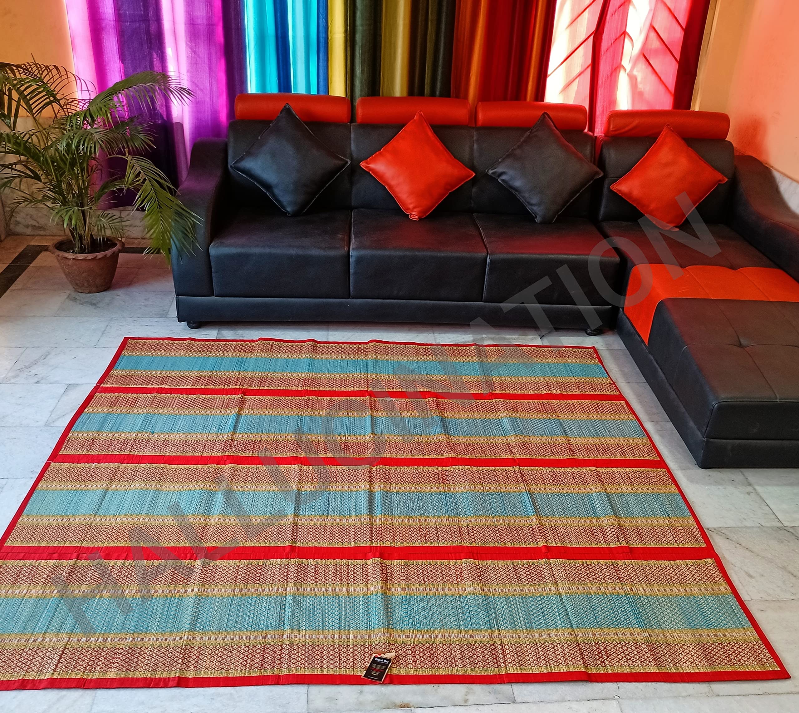 See full amazon price history chart for HALLUCINATION Chatai Mats for Home Sleeping on Floor Single Double King Queen Size Natural Dried Korai Pai Grass Made Yoga Mat (Red, Single (3ft X 6ft)) HALLUCINATION Chatai Mats for Home Sleeping on Floor Single Double King Queen Size Natural Dried Korai Pai Grass Made Yoga Mat (Red, Single (3ft X 6ft)) (B0B3XTRZCD) Amazon Price History, Amazon Price Tracker