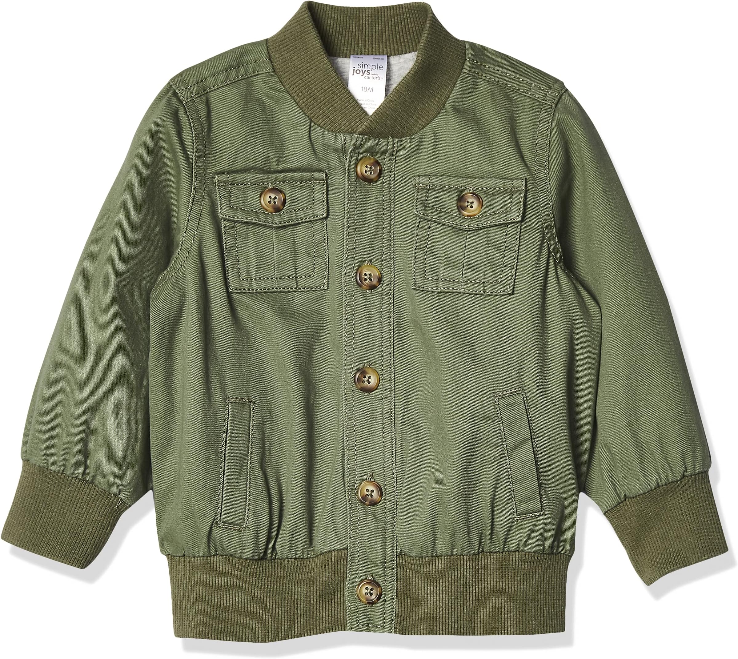 Simple Joys by Carter's Baby Boys' Twill Button Up Jacket