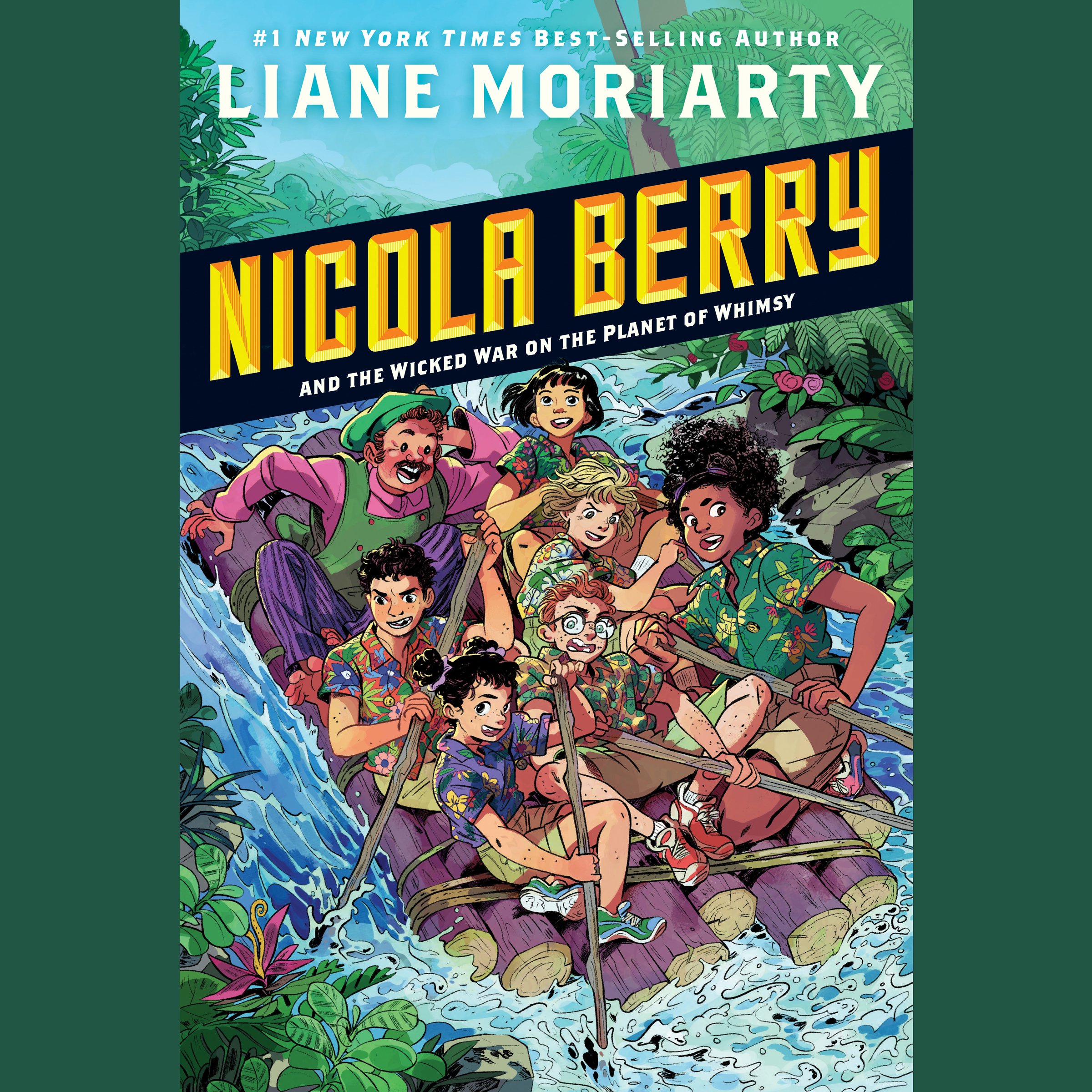 Cover art for Nicola Berry and the Wicked War on the Planet of Whimsy #3