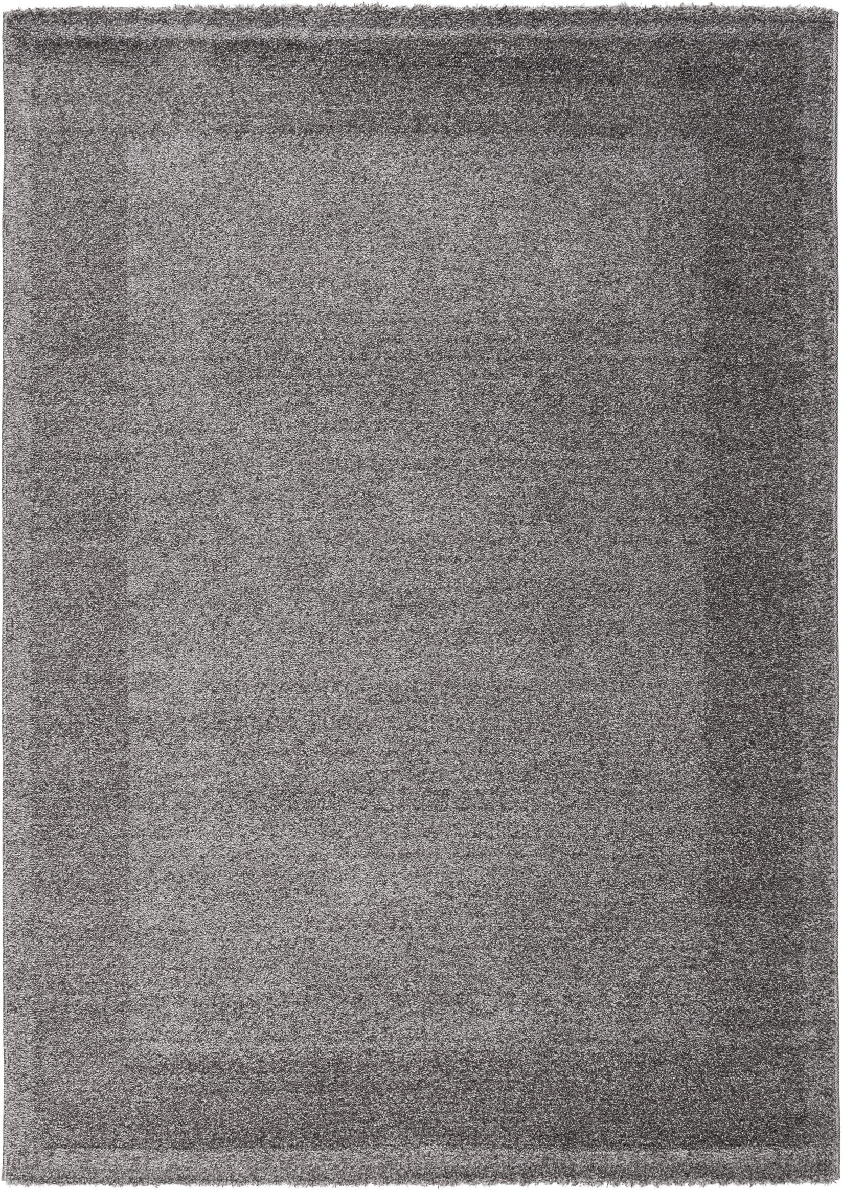 Mynes Home UK Grey Rug Plain Pattern Living Room Bedroom Modern Carpet Mat Small Large (80 x 150)
