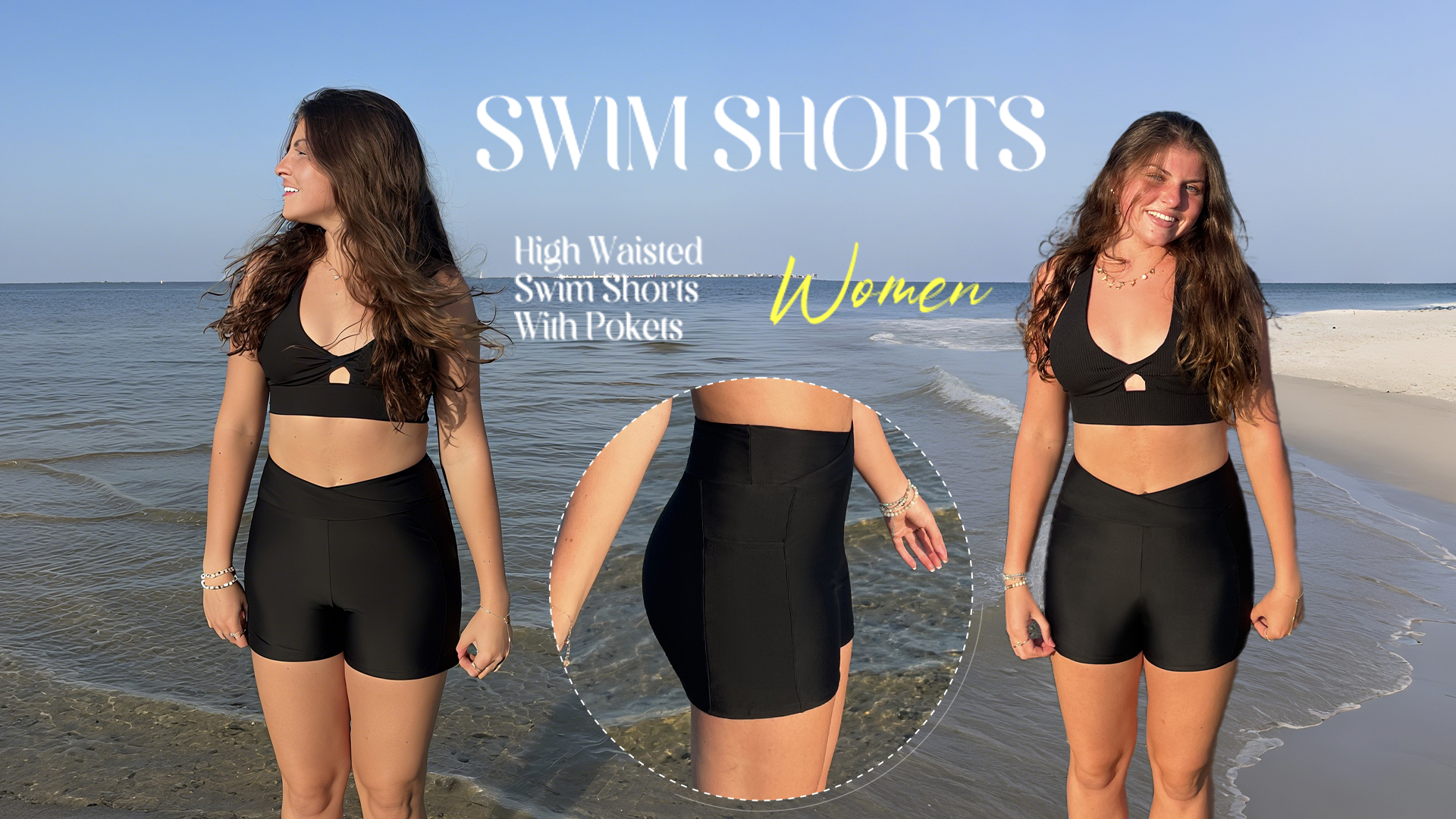 Nala High waist swim shortpants スイム Tournesol Women's 4