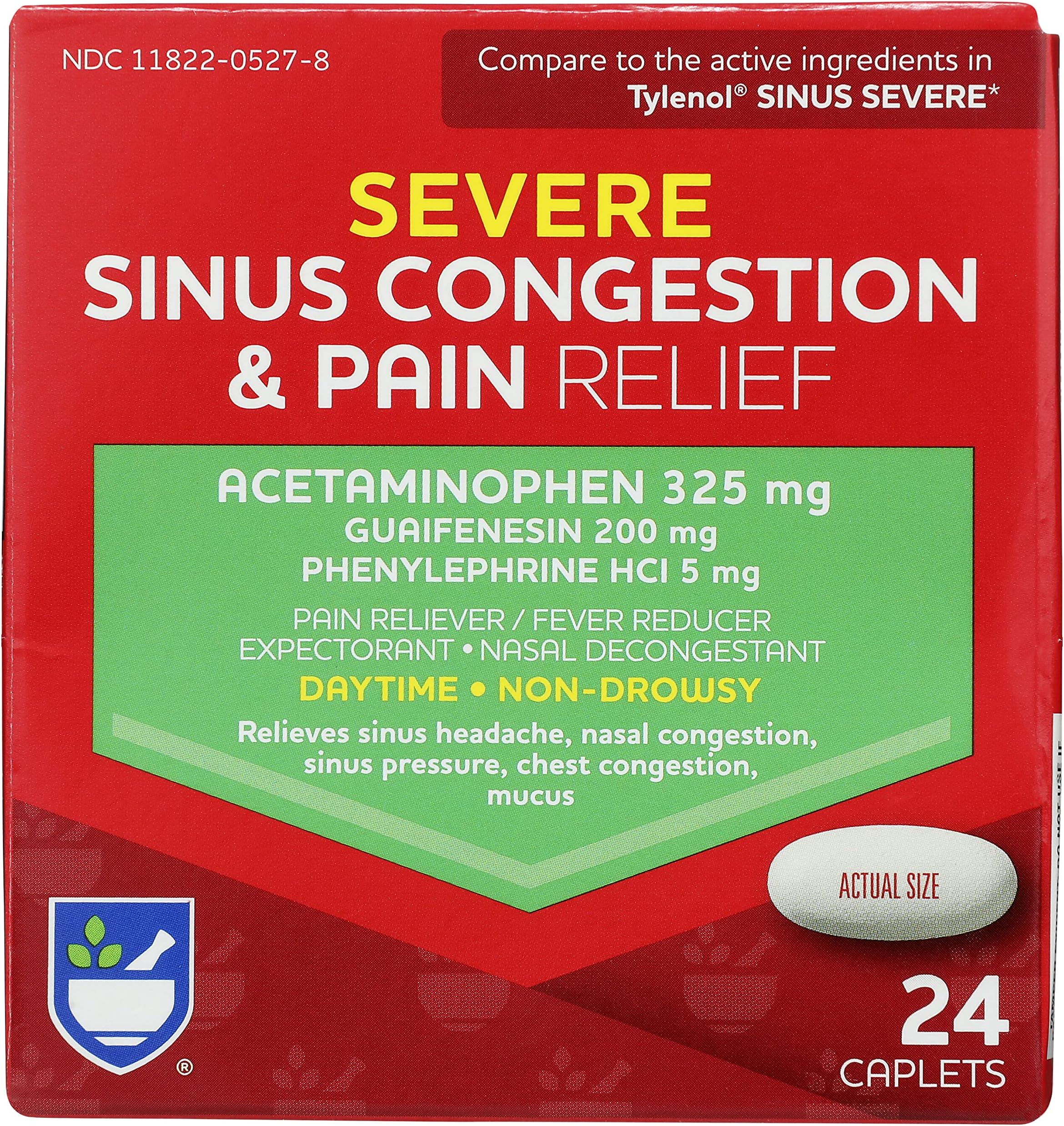 Rite Aid Daytime Severe Sinus Congestion & Pain Relief