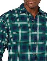 Vista 4 de Tienda Essentials - Camisa de franela para hombre, de manga larga
