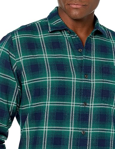 Miniatura 4 de Tienda Essentials - Camisa de franela para hombre, de manga larga