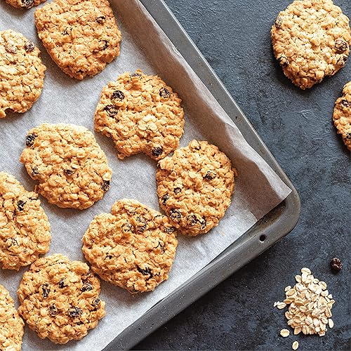 Miniatura 3 de Baker's Secret - Bandeja antiadherente para galletas de 15 x 9.5 pulgadas, de acero aluminizado, tamaño mediano, con 2 capas de revestimiento de