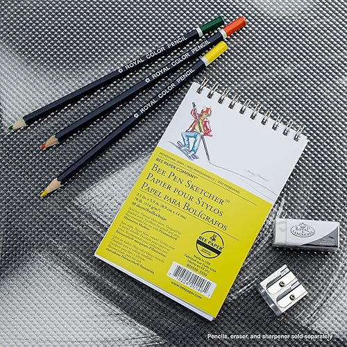 Miniatura 4 de Bee Paper Company Bloc de bocetos para bolígrafo, 3.5 x 5.5 pulgadas