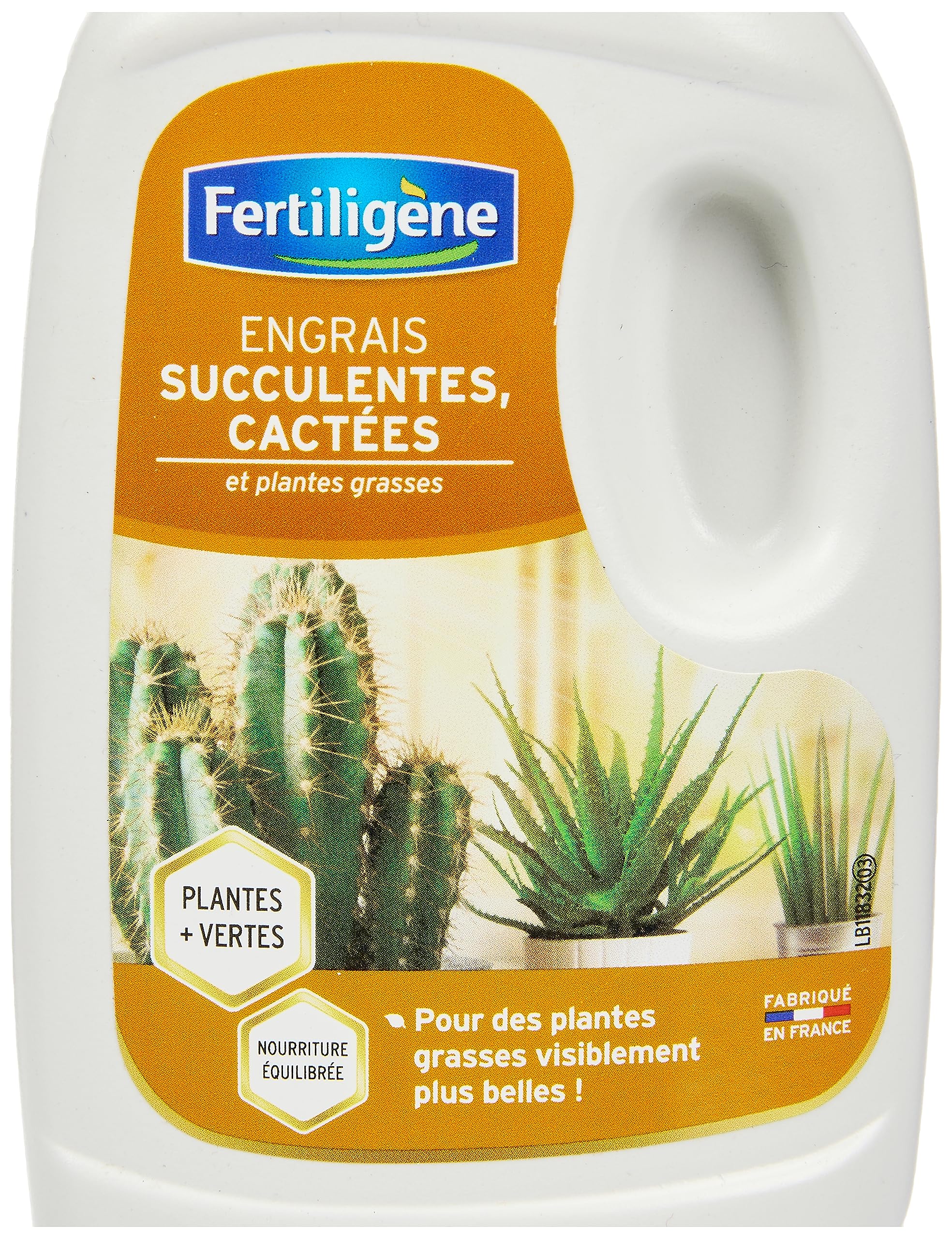 Fertiligène FECA250 - Engrais Liquide Succulentes, Cactées 250 ml, Des plantes plus vertes en 7 jours, Apporte une nourriture équilibrée, Formule à base de minéraux, Pour 35 L de solution diluée