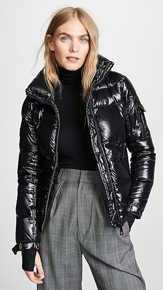 SAM. Women's Freestyle Bomber Jacket - Black - X-Small : Amazon.co.uk:  Fashion