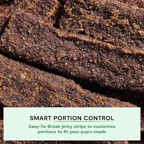 Miniatura 3 de Open Farm, Golosinas para perros, tiras de cecina horneadas al horno suaves y masticables hechas con ingredientes de origen ético y sostenible,