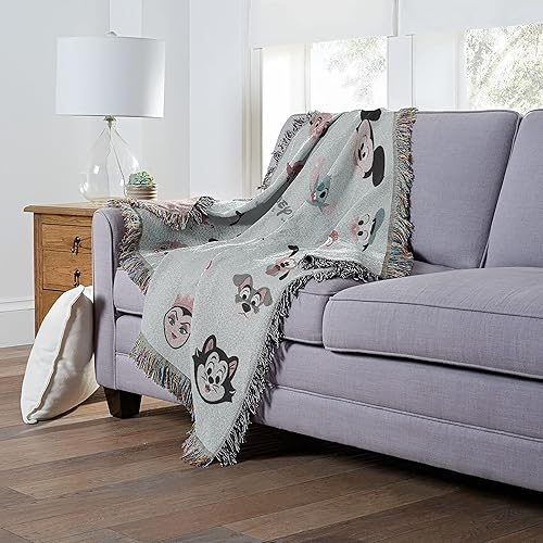 Miniatura 5 de Northwest Disney - Manta tejida de 100 hilos 48 x 60 pulgadas para celebrar amigos