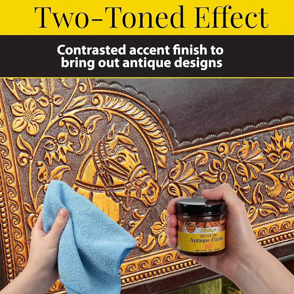 アンティーク雑貨 FINE BRITISH CLOTH Amazon.com: Fiebing's Antique Finish (4 oz) - Two-Toned Effect