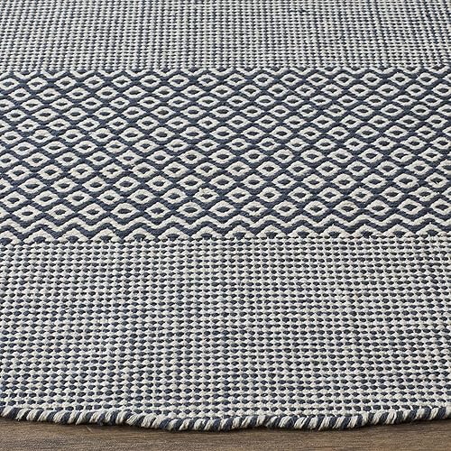 Vista 72 de Safavieh., Algodón, Marfil/Gris Acero